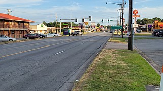 Olive Street in Pine Bluff is pictured in this 2022 file photo. (Pine Bluff Commercial/I.C. Murrell)